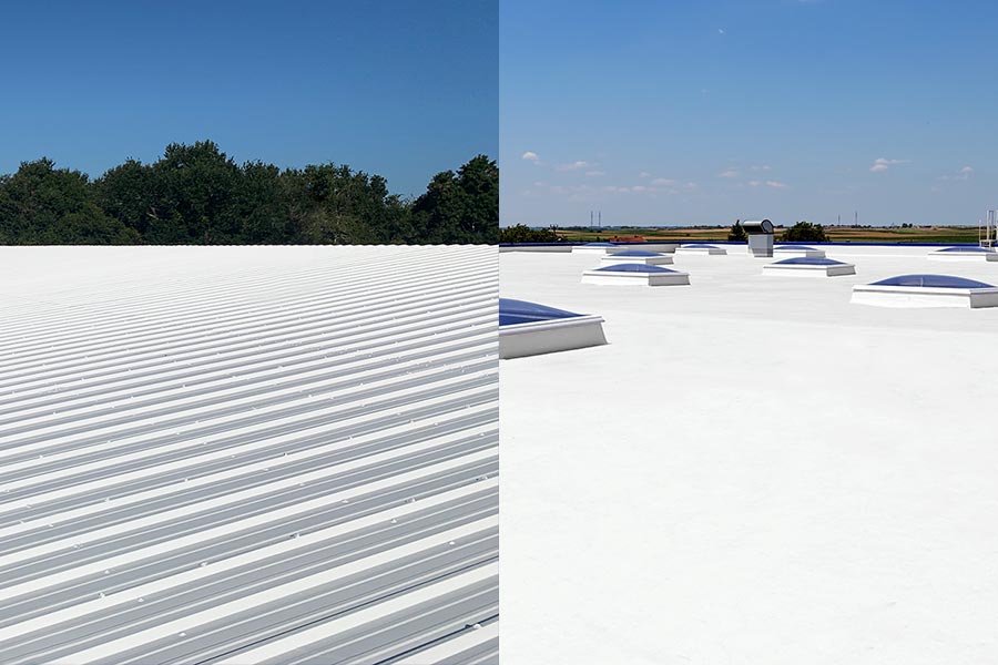 First industrial roof image
